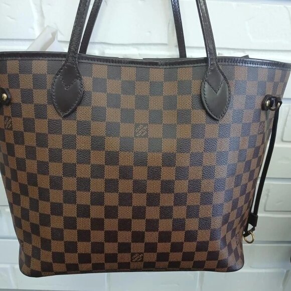 LOUIS VUITTON NEVERFULL DAMIER EBENE MM - Picture 2 of 8